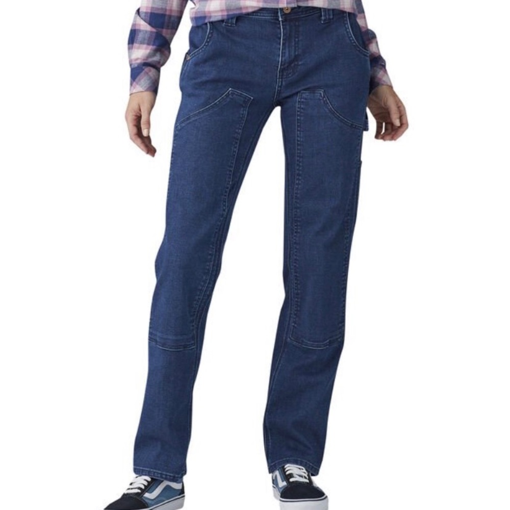 2 PAIRS- Women's Relaxed Straight Stretch Denim